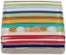Authentic Murano Glass Arsenale Paperweight, Multicolor Bars, Millefiori Stripe, Gift Boxed, 2.5"
