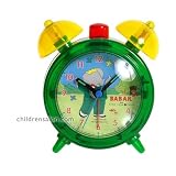 Babar Green Alarm Clock