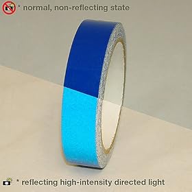 JVCC REF-7 Engineering Grade Reflective Tape: 1 in. x 10 yds. (Blue)