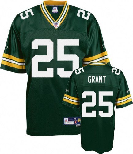 Ryan Grant Reebok NFL Green Premier Green Bay Packers Jersey - Medium
