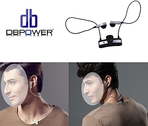 DBPOWER® Black Universal Wireless Music A2dp Stereo Bluetooth Headset Universal Headset Earphone Headphone for iPhone, Nokia, HTC, Samsung, LG, Moto, PC, iPad, PSP and so on & Enabled Bluetooth Devices