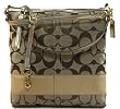 AUTHENTIC COACH SIGNATURE STRIPE LARGE CONVERTIBLE SHOULDER BAG 12434