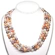 HinsonGayle DIVA Collection Ultra-Luster Multicolored Baroque Cultured Pearl Rope Necklace