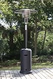 Fire Sense Standard LPG Patio Heater- Black