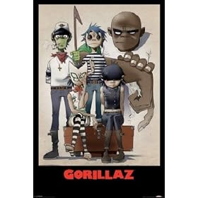 1art1 - 52887 - Poster - Gorillaz - Plastic Beach - 91 x 61 cm