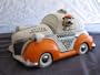 Henry Cavanagh "Spikes Taxi Cab" Cookie Jar (with Bulldog)