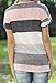 Chellysun Women's V-neck Casual Short Sleeve T-shirt Blouse Tees Tops Grey Small