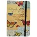 Cavallini Butterfly Butterflies hardbound notebook with elastic