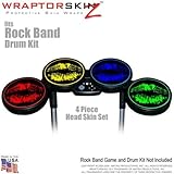 Big Kiss Colors Skin by WraptorSkinz fits Rock Band Drum Set for Nintendo Wii, XBOX 360, PS2 & PS3 (