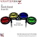 Big Kiss Colors Skin by WraptorSkinz fits Rock Band Drum Set for Nintendo Wii, XBOX 360, PS2 & PS3 (DRUMS NOT INCLUDED) (Xbox 360)