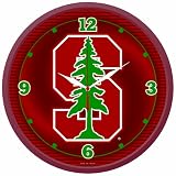 NCAA Stanford Cardinals Round Clock