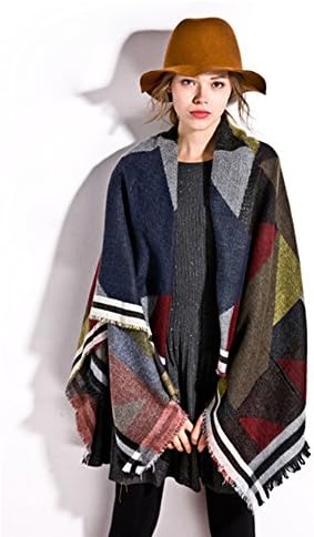 Women Fashion Soft Warm Geometry Pattern Blanket Scarf Wrap Shawl Best Gift Scarf