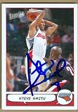 Steve Smith Autographed/Hand Signed Basketball Card (Charlotte Bobcats) 2005 Topps Bazooka #87