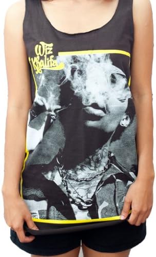 TTM95 Wiz Khalifa Rapper Hip Hop Gang T13 Party WOMEN T-SHIRT DRESS Tank TOP