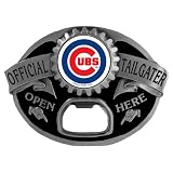 Chicago Cubs Bottle Opener Tailgater Belt Buckle - MLB Baseball Fan Shop Accessories