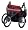 InStep Run Around LTD 2 Double Jogging Stroller (Red/Grey)