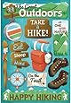 Karen Foster Design Acid and Lignin Free Scrapbooking Sticker Sheet, Take a Hike