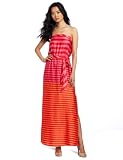 BCBGMAXAZRIA Women's Dodson Stripped Blocked Tube Dress
