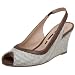 Pink Studio Women's Rosetta Peep Toe Slingback