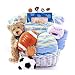 Sports Themed New Baby Boy Gift Basket - Great Shower Gift Idea for Newborns