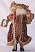 Treasured Santas Brocade Santa Claus European Christmas Decor