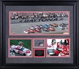 Dale Earnhardt Jr Autographed Daytona 500 Framed Panoramic