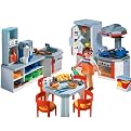 Playmobil Kitchen With Dinnette Set