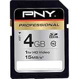 PNY 4GB Professional SDHC Memory Card
