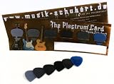 Produkt-Bild: Dunlop Max Grip Plektren - 6 Original Dunlop Max Grip Plektren von 0,60 - 1,50 mm im Set
