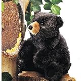 Plush Baby Black Bear Puppet 9 &acute; - B00000K1XT - Amazon