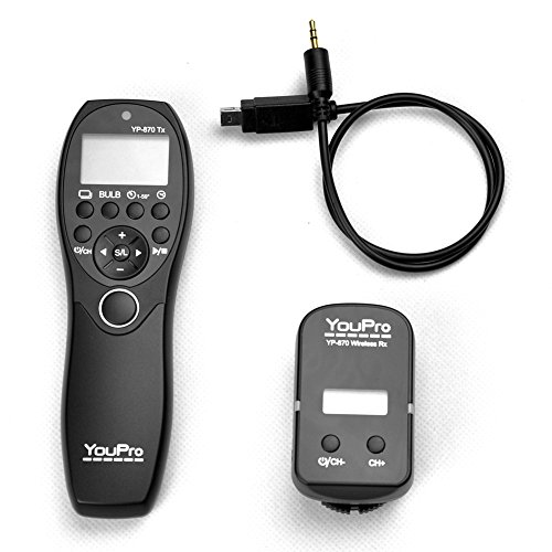 Ace3C 100 Meters Wireless Timer Remote Control for Nikon Camera D750, DF, D610, D600, D7100, D7000, D5300, D5200, D5100, D5000, D3300, D3200, D3100, D90, COOLPIX A, P7800, P7700