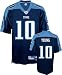 Vince Young Reebok NFL Navy Premier Tennessee Titans Jersey - X-Large