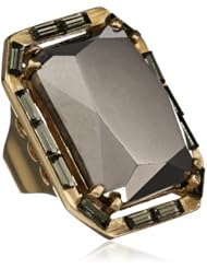 Kelly Wearstler Myra 18k Gold Faceted Pyrite Crystal Baguette Ring