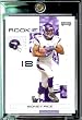 2007 Playoff NFL Playoffs Football # 128 Sidney Rice - Minnesota Vikings (RC) Rookie Card - Premium Trading Card in Protective Display Case