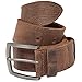 Hide & Drink Thick Leather Belt with Hidden Pocket Handmade Bourbon Brown (Size 34)
