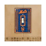 New York Mets - MLB Art Glass Single Switch Plate Cover