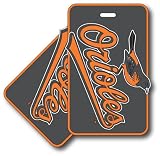 Baltimore Orioles Two Pack Soft Laser Bag Tag