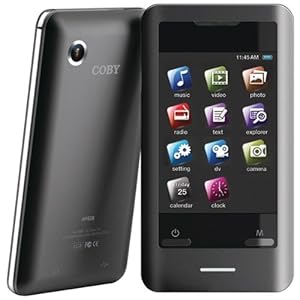 NEW COBY MP828-8GBLK 8 GB 2.8