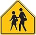 Lyle Traffic Sign 30 x 30In BK/YEL SYM S1-1