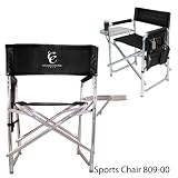 Picnic Time Colorado College Printed Sports Chair Black Colorado Gear