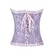 AZONT Women's Emboridery Corset Bustier Waist Trainer Cincher Body Shaper Vest
