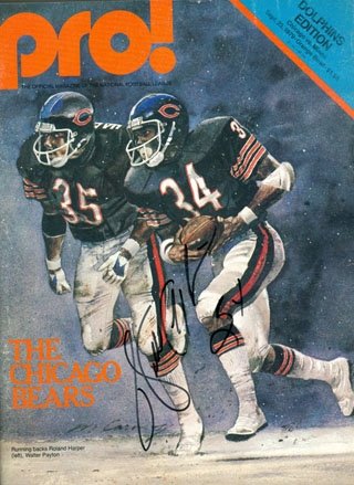 Walter Payton Autographed Signed Pro Magazine September 23, 1979 (James Spence Authentication)