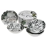 Rosanna Olive Oil Set of 4 Dipping Dishes, Gift-boxed