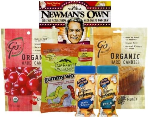 Gluten Free Movie Night Gift Box Bundle with Natural Popcorn