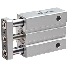 SMC MGJ Series  Miniture Air Cylinder with Guide Rod Plate, Compact, Double Acting, Switch Ready, Cushioned