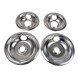 Whirlpool W10278125 Drip Pan Kit, Chrome