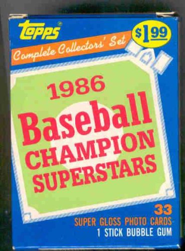 Buy 1986 Topps Glossy Baseball Champion Superstars Card Set by Topps