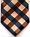Retreez Classic Check Woven Microfiber Skinny Tie Necktie - Various Colors