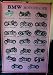 BMW motorcycles history POSTER 23.5 x 34 unusual pink bkgrnd motorrader 19 vintage bikes