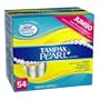 Tampax Pearl Plastic Regular Absorbency, Unscented Tampons, 54-Count Boxes